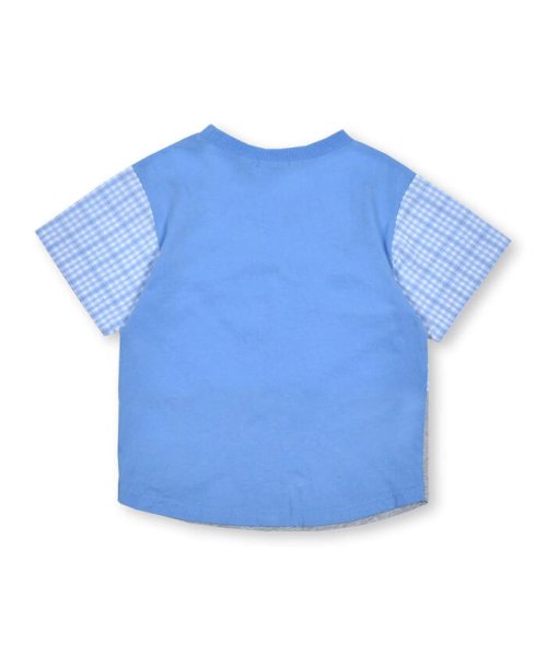SLAP SLIP(スラップスリップ)/【お揃い】マドラスチェックギンガムチェック切替半袖Tシャツ(80~130cm)/img13