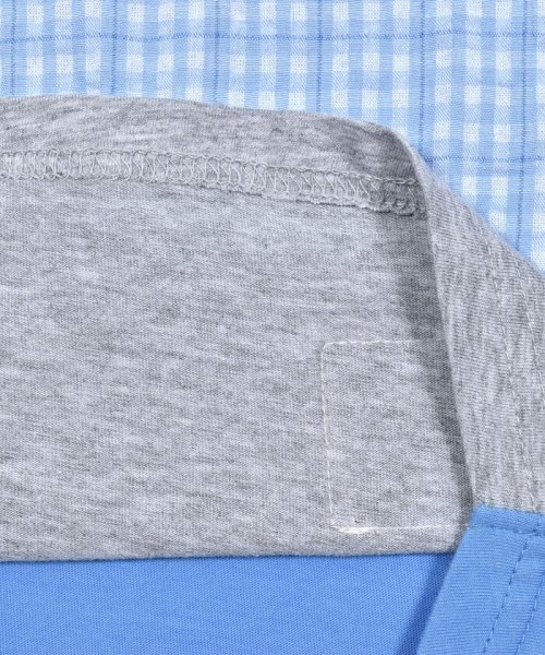 SLAP SLIP(スラップスリップ)/【お揃い】マドラスチェックギンガムチェック切替半袖Tシャツ(80~130cm)/img17