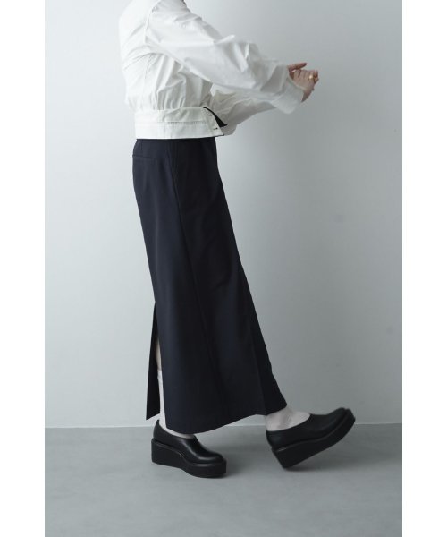 CLANE(クラネ)/2WAY FOLD MARVELT SKIRT/img04