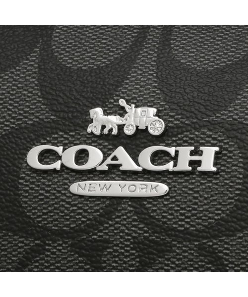 COACH(コーチ)/コーチ アウトレット ショルダーバッグ シグネチャー ブラック グレー レディース COACH CH280 SVTSQ/img08