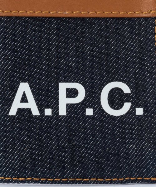 A.P.C.(アーペーセー)/アーペーセー A.P.C. CODDP M63527 小銭入れ メンズ 財布 APC コインケース カードケース ロゴ ストラップ付 ビジネス コットン フラグ/img09