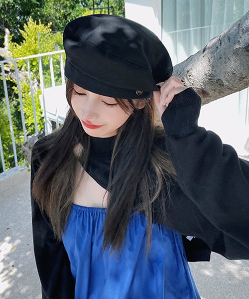 Dewlily(デューリリー)/カジュアルベレー帽 韓国ファッション 10代 20代 30代 シンプル かわいい ベレー帽子 小顔効果あり 折りたたみ可能 収納便利 ギフト/img20