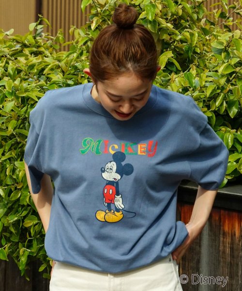 OUTDOOR PRODUCTS(アウトドアプロダクツ)/【OUTDOORPRODUCTS】DISNEY/ディズニー ミッキー パッチ (101匹わんちゃん) プリント 刺繍 Tシャツ オーバーサイズ  ゆったり/img15