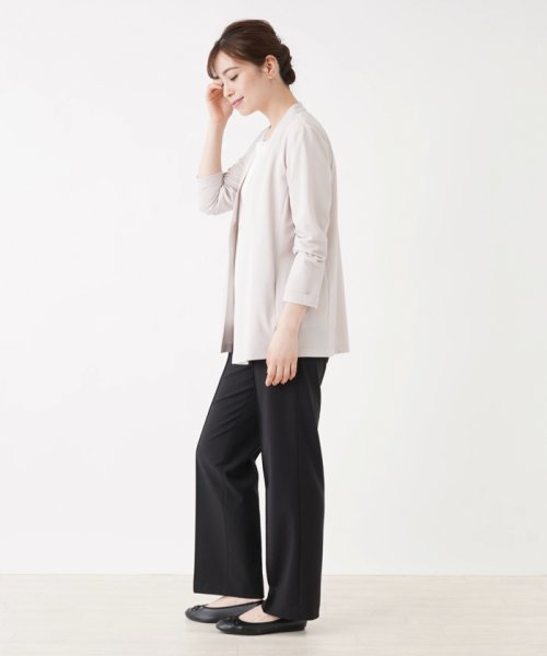 ノーカラージャケット 