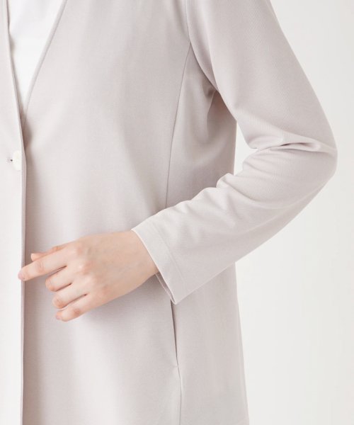 ノーカラージャケット 