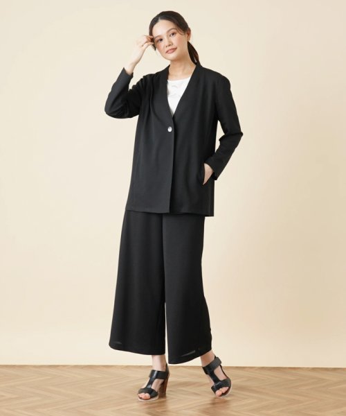 ノーカラージャケット 