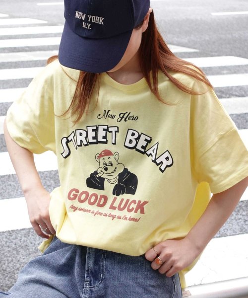 LOWYBYCORNERS(コーナーズ)/STREET BEARプリントTシャツ/img16