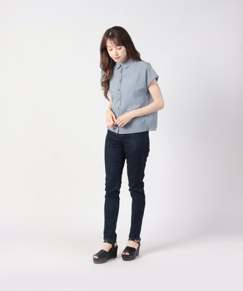 To b. by agnes b. OUTLET(トゥー　ビー　バイ　アニエスベー　アウトレット)/【Outlet】WU29 SHIRT シアーギンガムマニッシュシャツ /img03