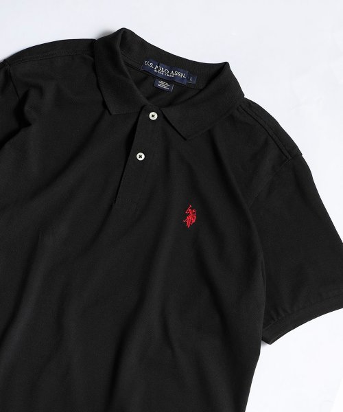 US POLO ASSN(ユーエスポロアッスン)/【U.S. POLO ASSN. / ユーエスポロアッスン】ワンポイント ロゴ ポロシャツ Tシャツ 半袖 ゆったり ユニセックス ゴルフ カットソー/img75