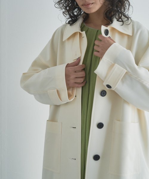 【Audrey and John Wad】ストレッチツイルステンカラーコート ベネトン（レディース）/ステンカラースプリングコート JSB1659051450(12650円)