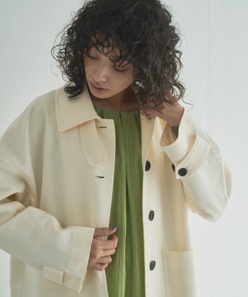 【Audrey and John Wad】ストレッチツイルステンカラーコート ベネトン（レディース）/ステンカラースプリングコート JSB1659051450(12650円)