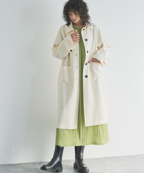 【Audrey and John Wad】ストレッチツイルステンカラーコート ベネトン（レディース）/ステンカラースプリングコート JSB1659051450(12650円)