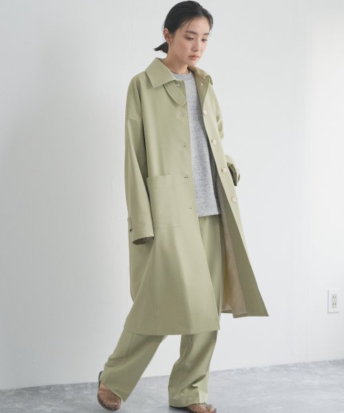 【Audrey and John Wad】ストレッチツイルステンカラーコート ベネトン（レディース）/ステンカラースプリングコート JSB1659051450(12650円)