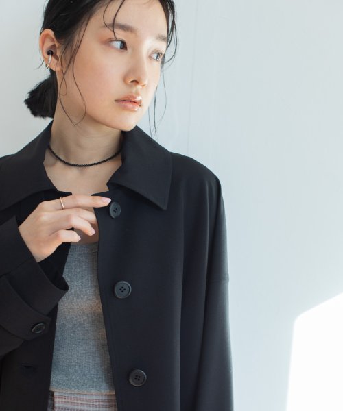 【Audrey and John Wad】ストレッチツイルステンカラーコート ベネトン（レディース）/ステンカラースプリングコート JSB1659051450(12650円)