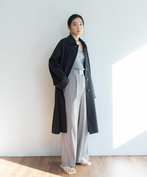 【Audrey and John Wad】ストレッチツイルステンカラーコート ベネトン（レディース）/ステンカラースプリングコート JSB1659051450(12650円)