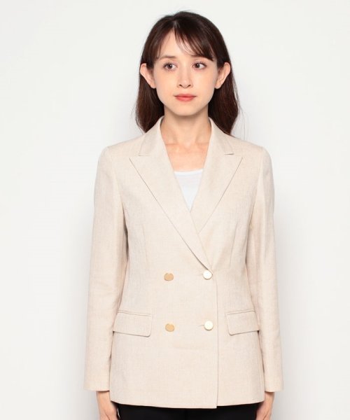 リネンブライトクロスダブルジャケット なし 着用サイズ