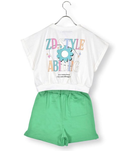 ZIDDY(ジディー)/【 ニコ☆プチ 掲載 】バックプリントTシャツ&パンツセット(130~160cm/img13