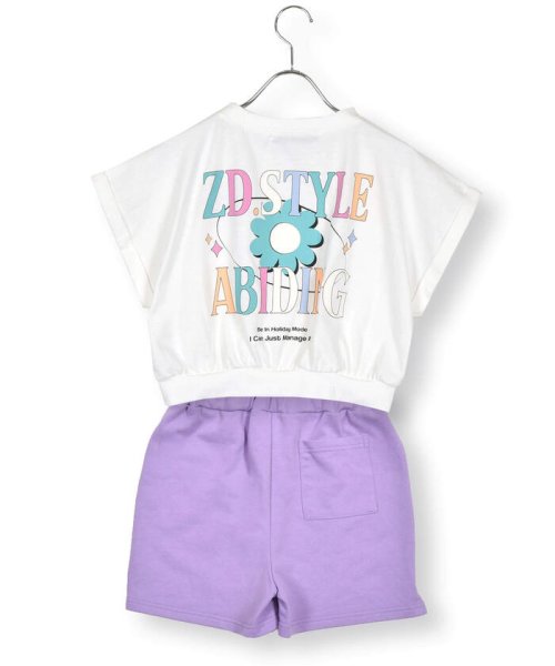 ZIDDY(ジディー)/【 ニコ☆プチ 掲載 】バックプリントTシャツ&パンツセット(130~160cm/img20