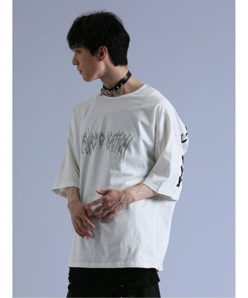 semanticdesign(セマンティックデザイン)/SD×PSYCHONATION 半袖BIGTシャツ+タンク アンサンブル 半袖 メンズ Tシャツ カットソー カジュアル インナー ビジネス ギフト プレゼント/img14