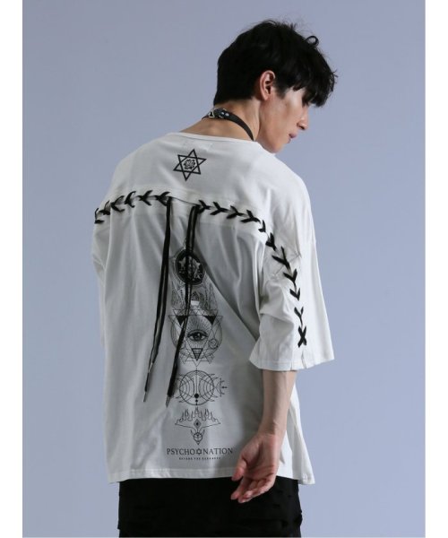 semanticdesign(セマンティックデザイン)/SD×PSYCHONATION 半袖BIGTシャツ+タンク アンサンブル 半袖 メンズ Tシャツ カットソー カジュアル インナー ビジネス ギフト プレゼント/img15