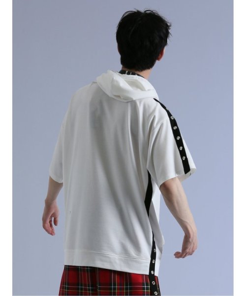 semanticdesign(セマンティックデザイン)/SD×PSYCHONATION ハトメアイコン 半袖BIGプルパーカー 半袖 メンズ Tシャツ カットソー カジュアル インナー ビジネス ギフト プレゼント/img13