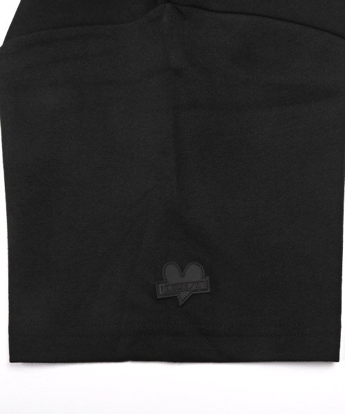 LUXSTYLE(ラグスタイル)/LUXE/R(ラグジュ)スムースミニモックネックTシャツ/Tシャツ メンズ 半袖 モックネック ゴルフウェア ロゴ プリント/img17