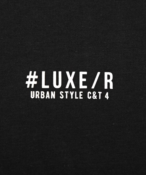 LUXSTYLE(ラグスタイル)/LUXE/R(ラグジュ)袖ロゴラバープリントTシャツ/Tシャツ メンズ 半袖 クルーネック ラバー プリント ロゴ/img11
