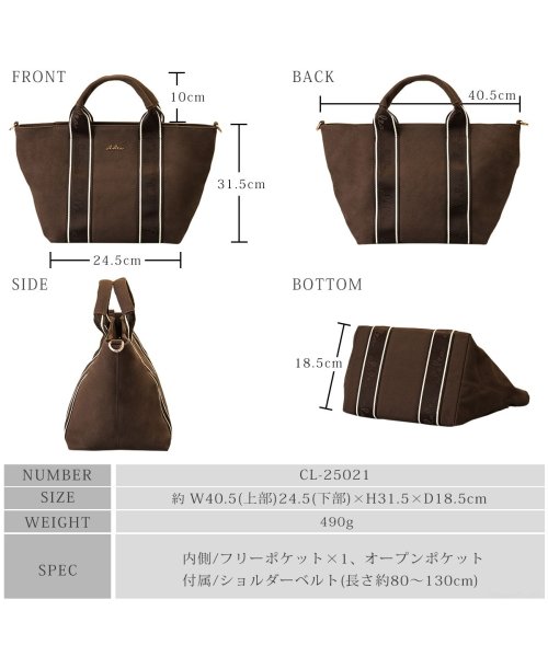 Clelia(クレリア)/ショルダーバッグ レディース 2way ハンドバッグ ミニバッグ 帆布 キャンバス コンパクト かわいい 小さめ 斜め掛け ブランド CL－25021/img17