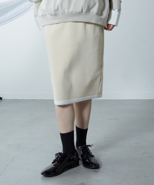 セール】D ミラノバイカラーニットスカート(504458067) | デミルクス  