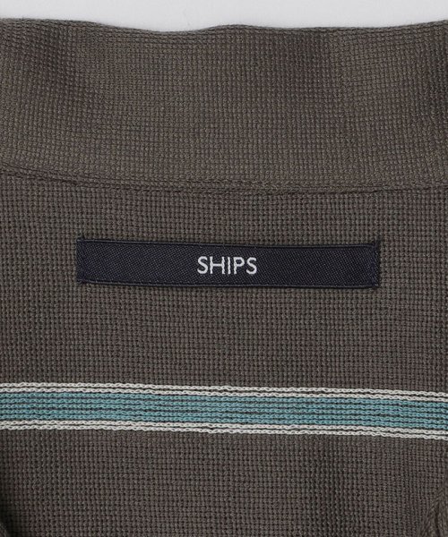 SHIPS MEN(シップス　メン)/SHIPS: シルケット ラッセル ストライプ オープンカラー シャツ/img43
