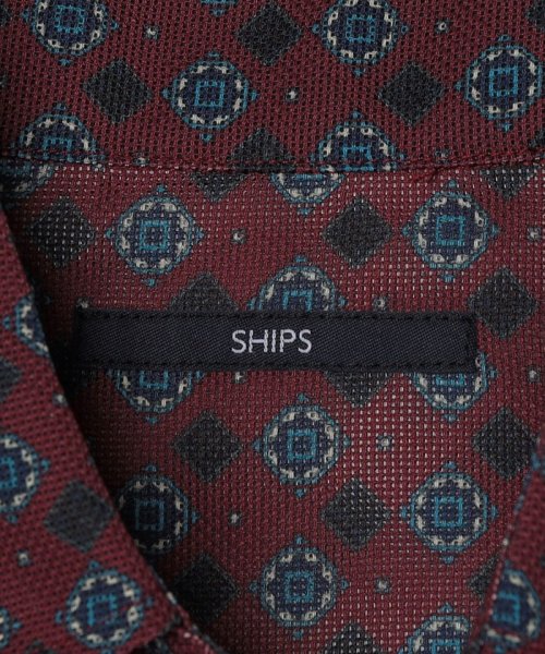 SHIPS MEN(シップス　メン)/SHIPS: メッシュ プリント レギュラーカラーシャツ/img59