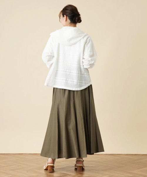 Leilian PLUS HOUSE(レリアンプラスハウス)/フーデッドブルゾン【Leilian WHITE LABEL】/img03