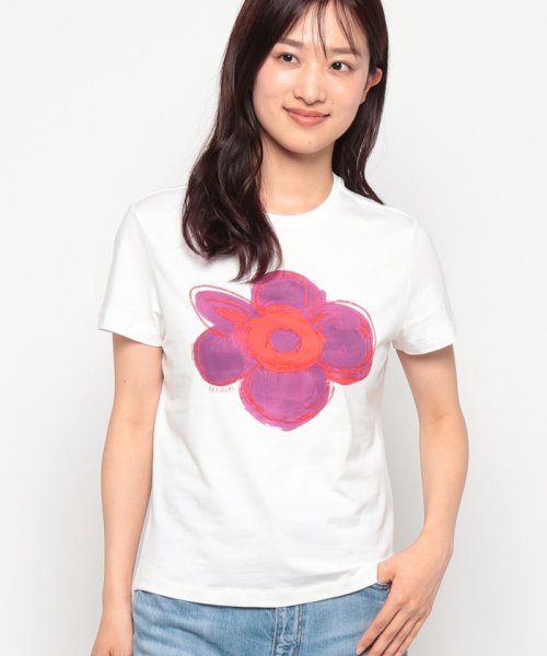 Desigual(デシグアル)/花イラスト Tシャツ/img06