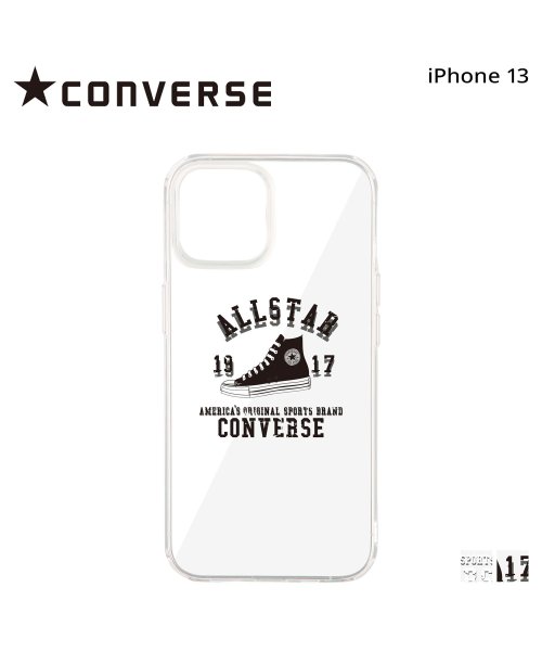 CONVERSE(CONVERSE)/ コンバース CONVERSE iPhone13 スマホケース メンズ レディース 携帯 アイフォン 透明 COLLEGE LOGO HYBRID CLEAR /img01