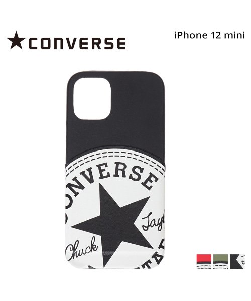 CONVERSE(CONVERSE)/ コンバース CONVERSE iPhone12 mini スマホケース メンズ レディース 携帯 アイフォン BIG CIRCLE LOGOPU LEATHE/img01