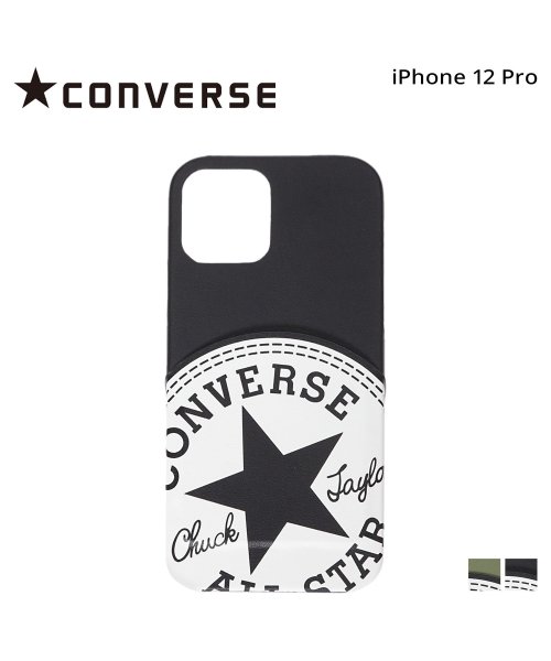 CONVERSE(CONVERSE)/ コンバース CONVERSE iPhone12 12 pro スマホケース メンズ レディース 携帯 アイフォン BIG CIRCLE LOGOPU LEAT/img01