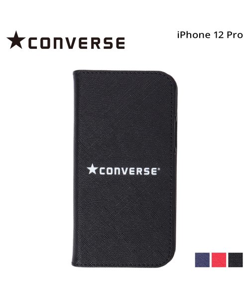 CONVERSE(CONVERSE)/ コンバース CONVERSE iPhone12 12 pro スマホケース メンズ レディース 手帳型 携帯 アイフォン LOGO PU LEATHER BO/img01