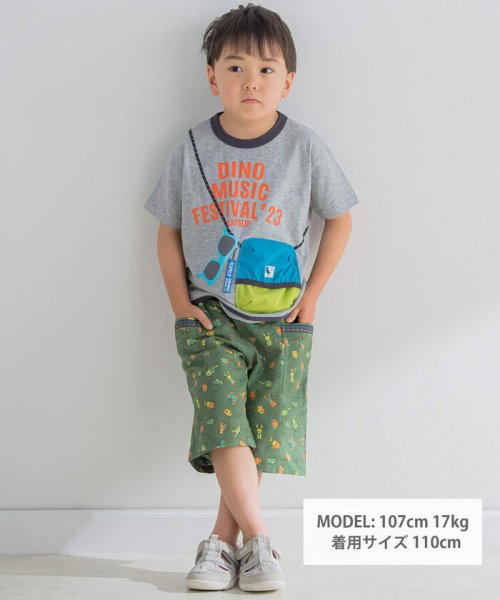 SLAP SLIP(スラップスリップ)/ポケッタブルロゴプリント半袖Tシャツ(80~130cm)/img01