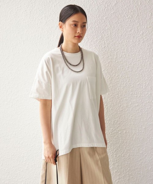 SHIPS WOMEN(シップス　ウィメン)/〈洗濯機可能〉ONE COTTON 製品染め オーバーサイズ TEE◇/img14