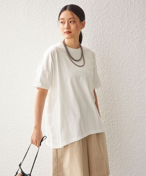 SHIPS WOMEN(シップス　ウィメン)/〈洗濯機可能〉ONE COTTON 製品染め オーバーサイズ TEE◇/img16