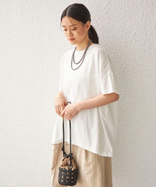 SHIPS WOMEN(シップス　ウィメン)/〈洗濯機可能〉ONE COTTON 製品染め オーバーサイズ TEE◇/img17