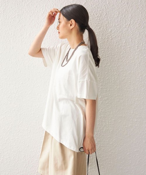 SHIPS WOMEN(シップス　ウィメン)/〈洗濯機可能〉ONE COTTON 製品染め オーバーサイズ TEE◇/img18