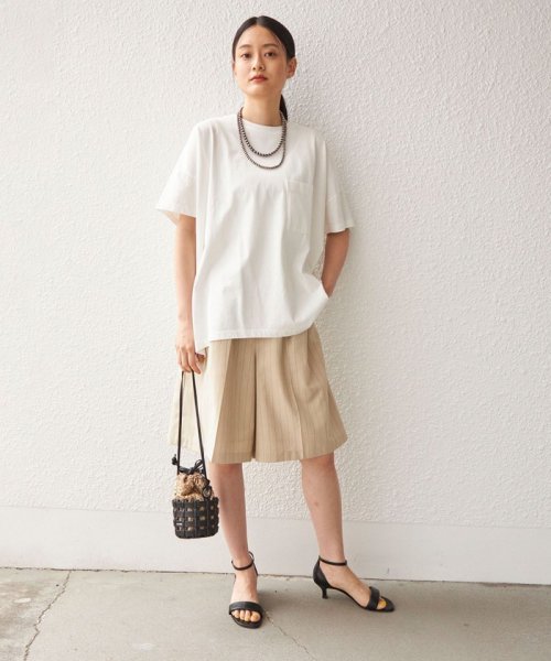 SHIPS WOMEN(シップス　ウィメン)/〈洗濯機可能〉ONE COTTON 製品染め オーバーサイズ TEE◇/img25