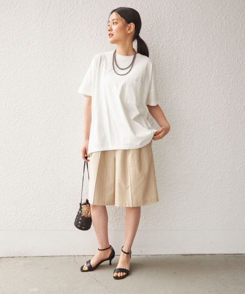 SHIPS WOMEN(シップス　ウィメン)/〈洗濯機可能〉ONE COTTON 製品染め オーバーサイズ TEE◇/img27