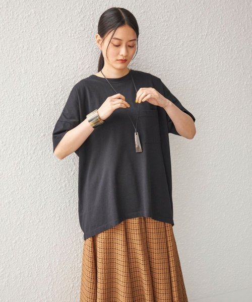 SHIPS WOMEN(シップス　ウィメン)/〈洗濯機可能〉ONE COTTON 製品染め オーバーサイズ TEE◇/img38