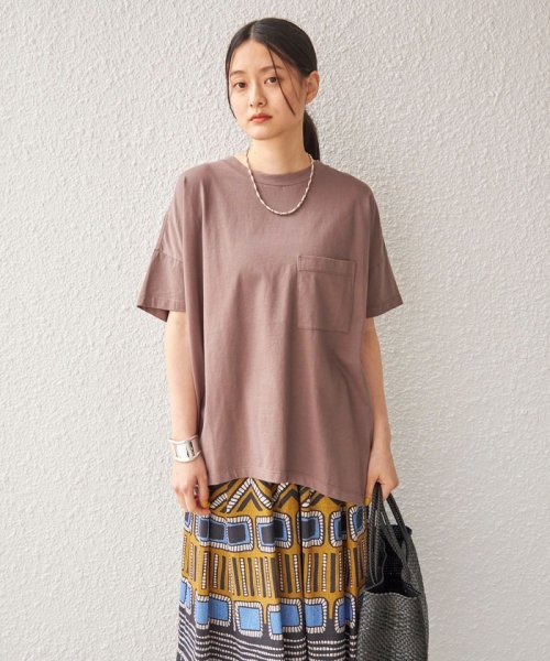 SHIPS WOMEN(シップス　ウィメン)/〈洗濯機可能〉ONE COTTON 製品染め オーバーサイズ TEE◇/img54