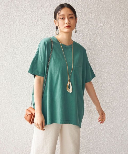 SHIPS WOMEN(シップス　ウィメン)/〈洗濯機可能〉ONE COTTON 製品染め オーバーサイズ TEE◇/img63