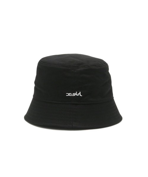 X-girl(エックスガール)/エックスガール 帽子 X－girl BASIC BUCKET HAT バケットハット バケハ ハット 綿 コットン 夏 刺繍 シンプル 105232051002/img04