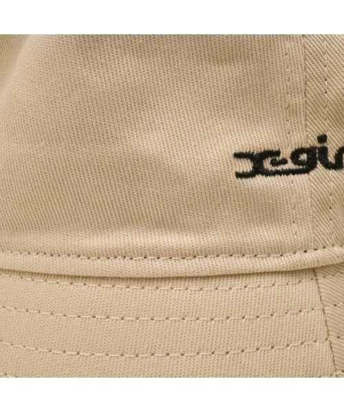 X-girl(エックスガール)/エックスガール 帽子 X－girl BASIC BUCKET HAT バケットハット バケハ ハット 綿 コットン 夏 刺繍 シンプル 105232051002/img10