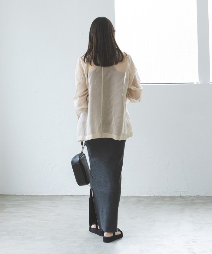 スリットスリーブシアージャケット